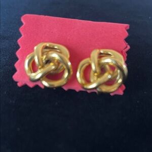 Gold Knot Earrings